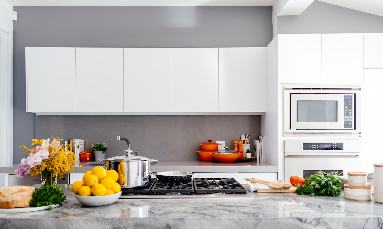 Elegant landed home interior with premium kitchen and open living spaces